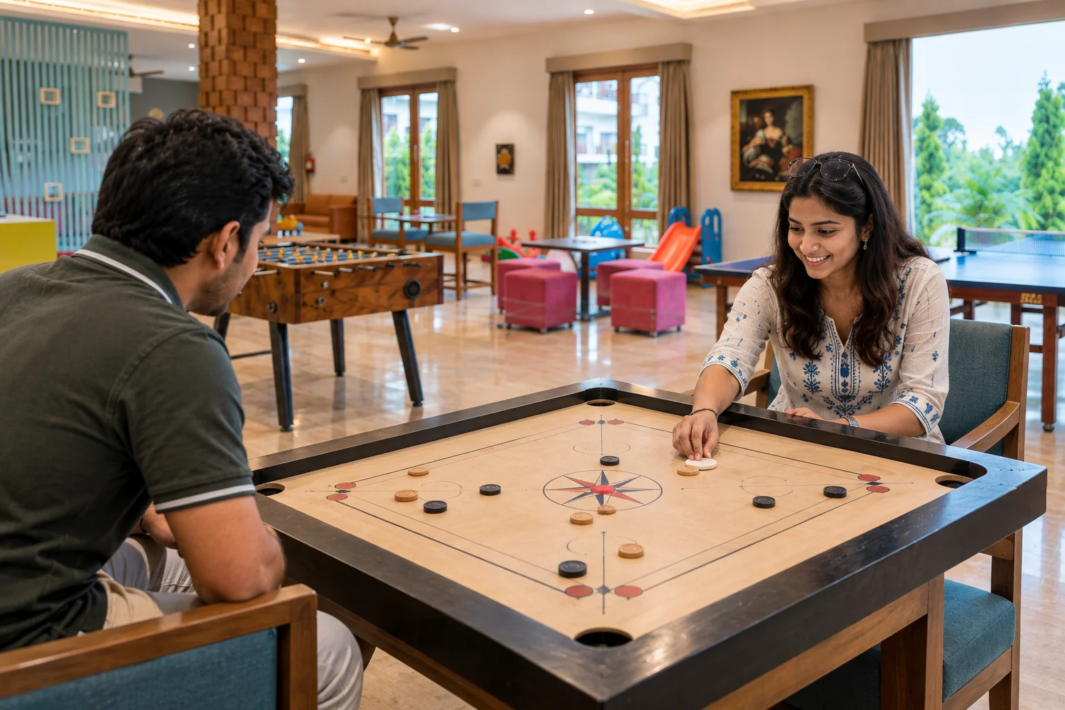 Carrom at Evara