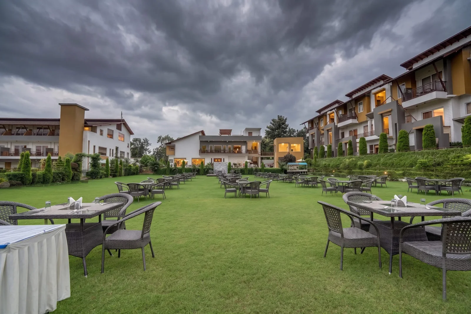 Rock Garden Lawn at Evara Spa & Resort