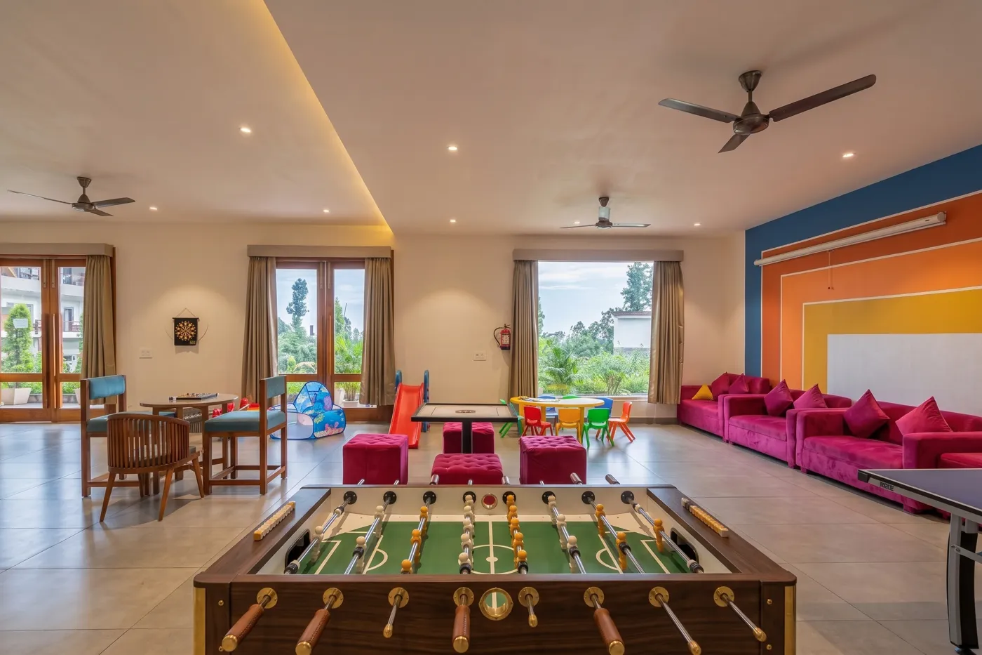 The games room